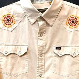 Howler Brothers Cream Western Shirt